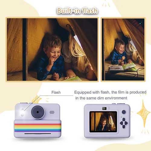 Marcherelle™ – Appareil Photo Enfant À Impression Instantanée Créative
