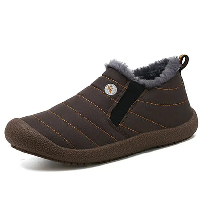 Chaussons Homme Hiver Polaires Doux et Chauds Antidérapants
