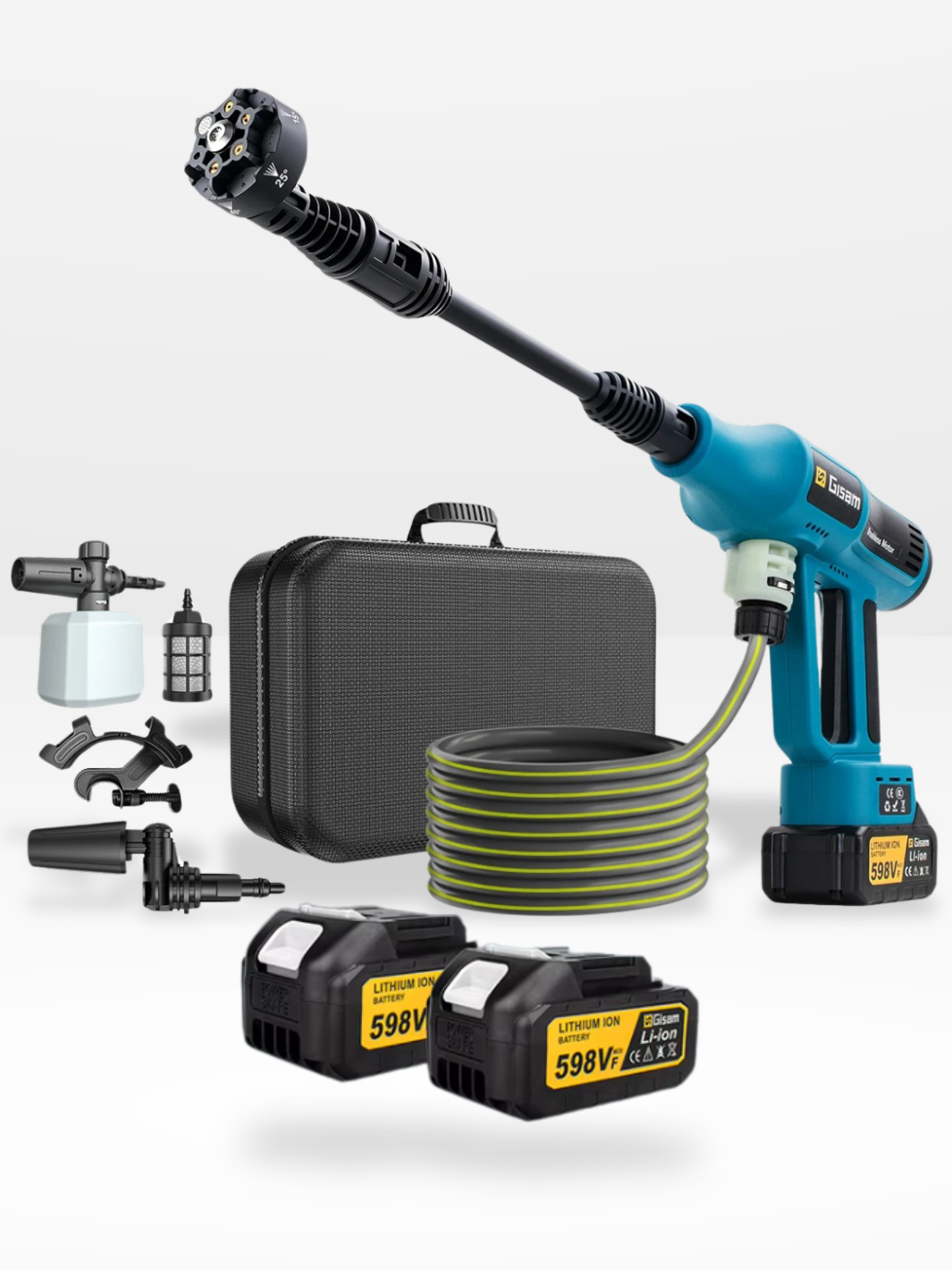 Nettoyeur Haute Pression Portable 250 Bars Multifonction - Marcherelle