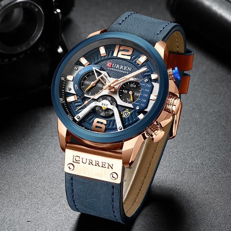 Montre-bracelet Homme Élégant Design Luxe