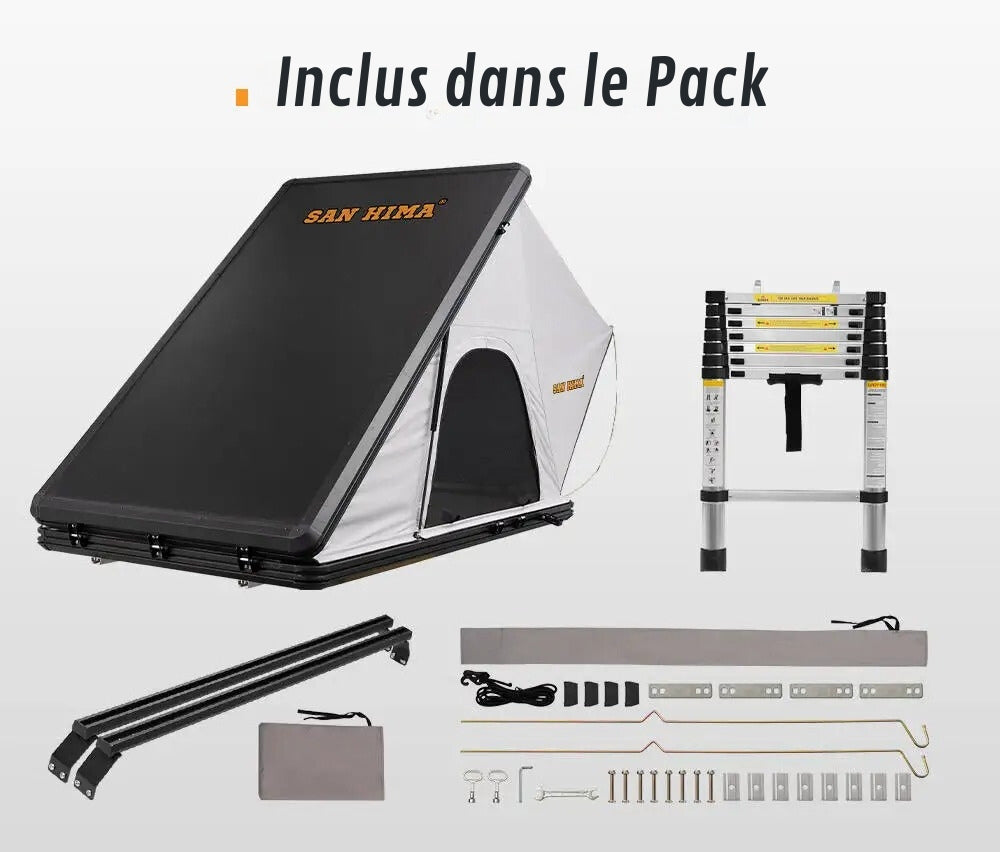 Tente de Toit Rigidité Élevée pour Camping Confort