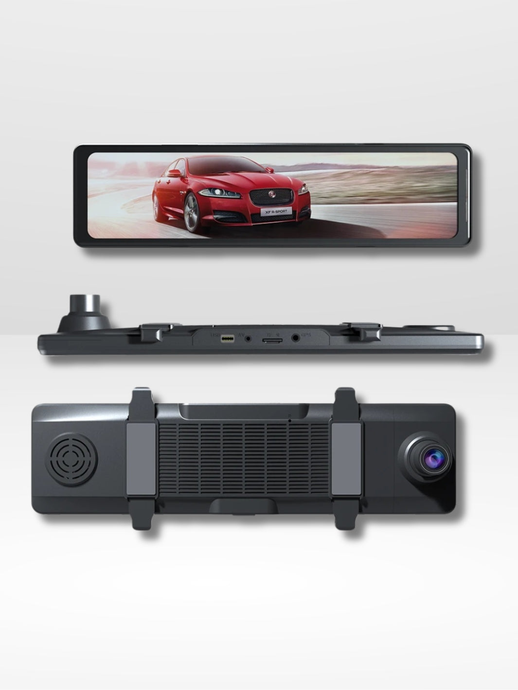 Rétroviseur Caméra 4K Intégrant GPS et Enregistrement