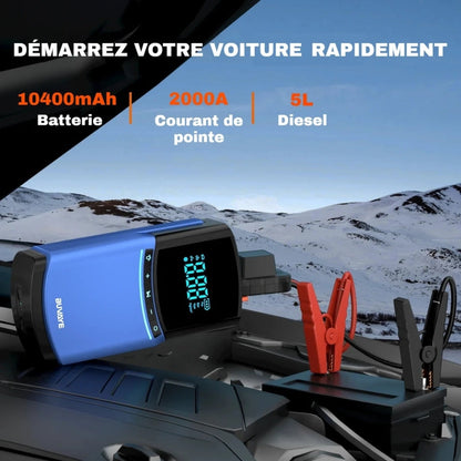 Compresseur et Booster de Batterie Puissant et Compact