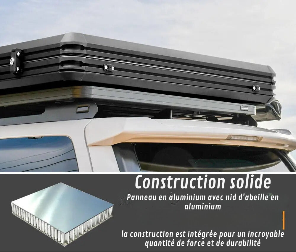 Tente de Toit Rigidité Élevée pour Camping Confort